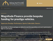 Tablet Screenshot of magnitudefinance.com